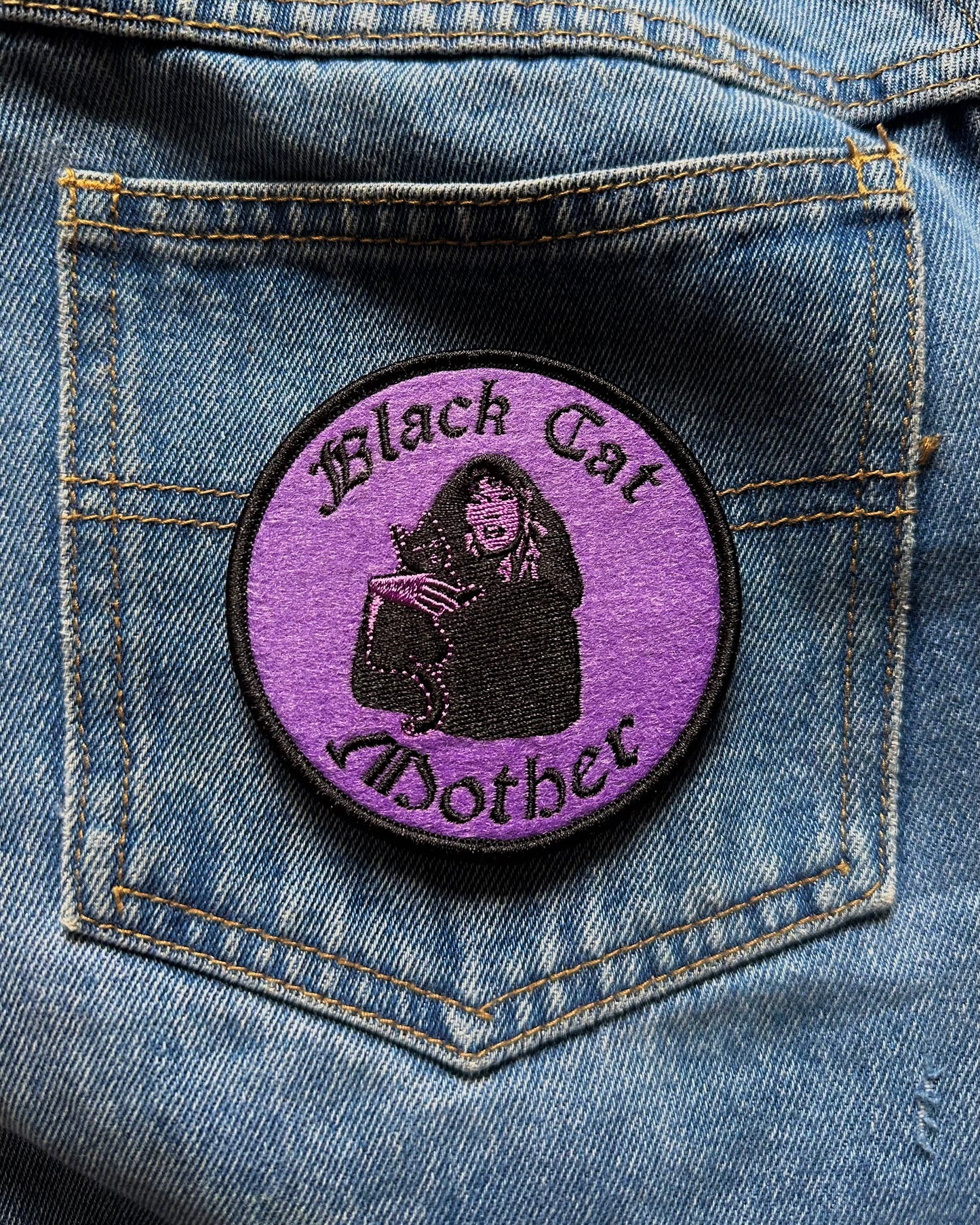 Stevie and Black Cat Patch