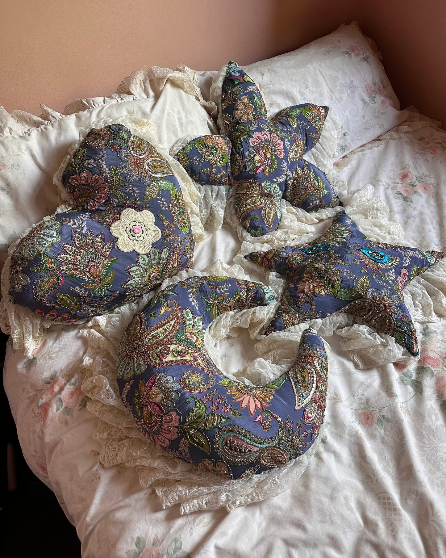 Heart Shaped Pillow in Aphrodite