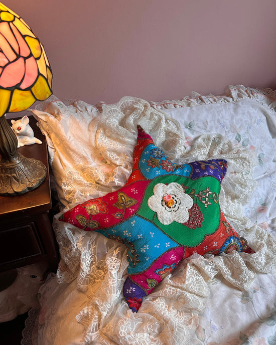 Wonky Star Shaped Pillow in Whimsigoth
