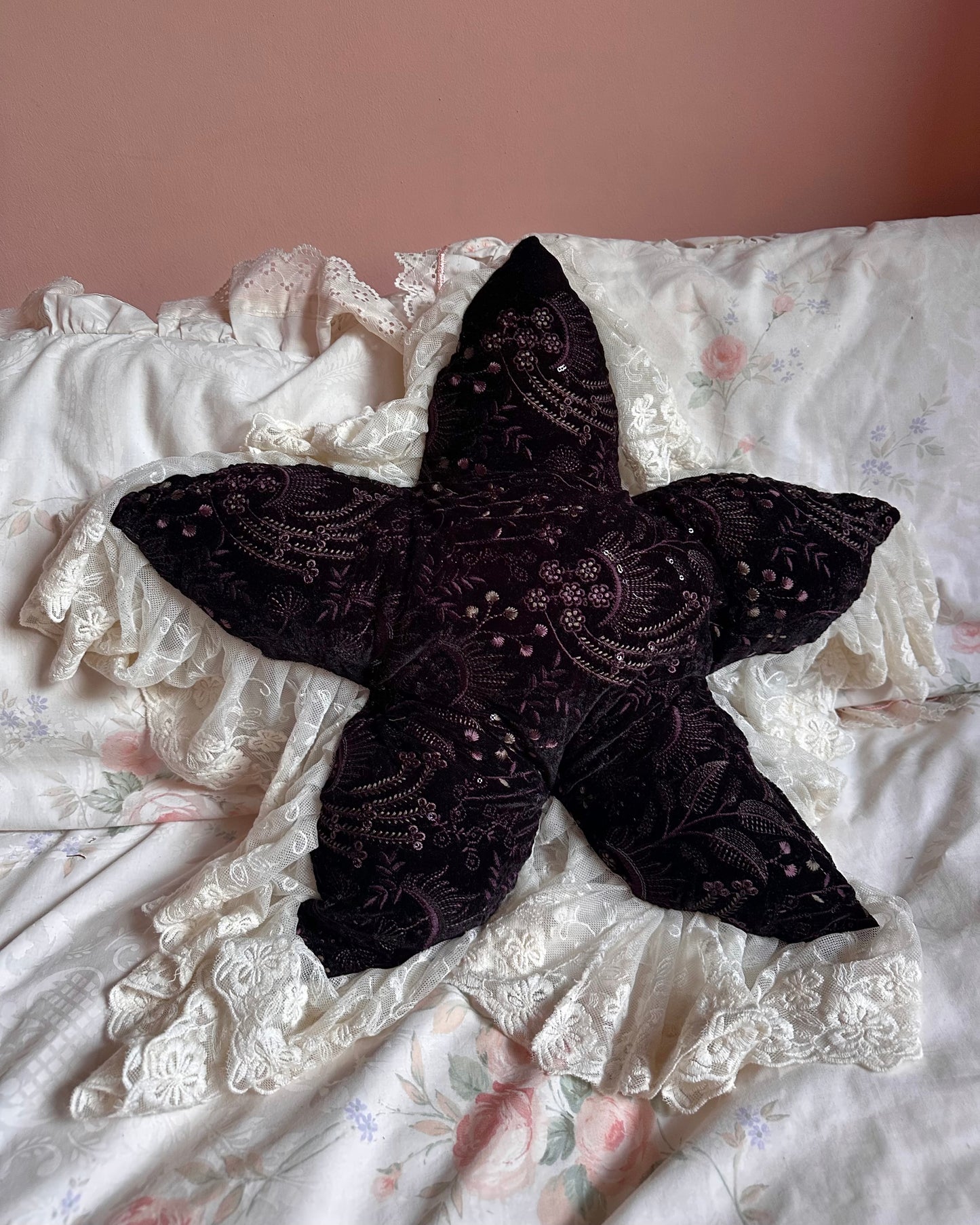 Flower Shaped Pillow in Winnie