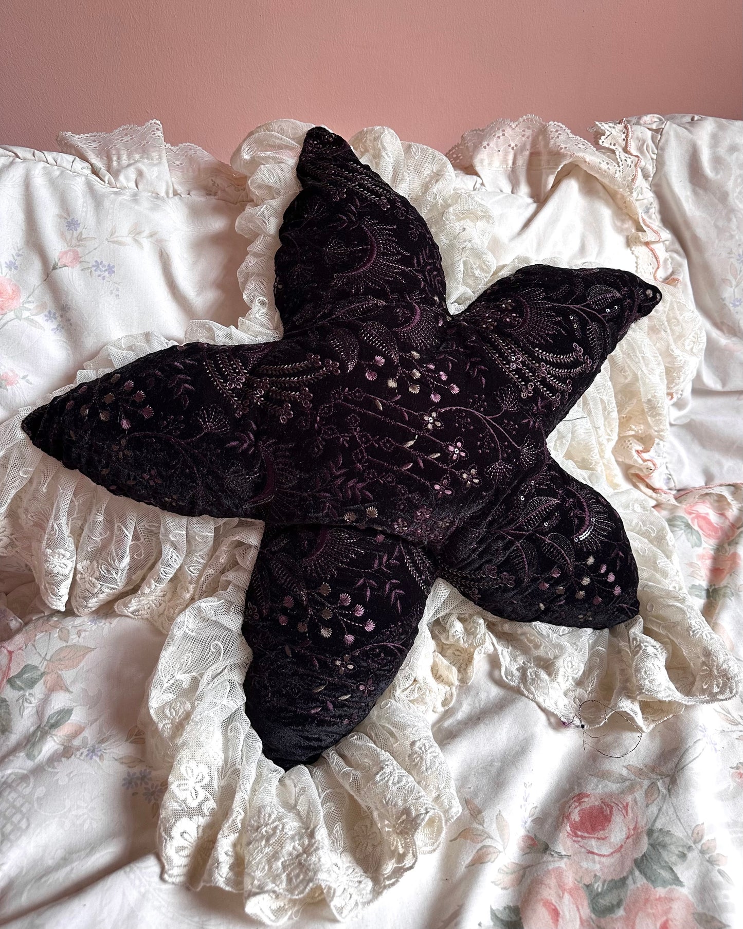 Flower Shaped Pillow in Winnie