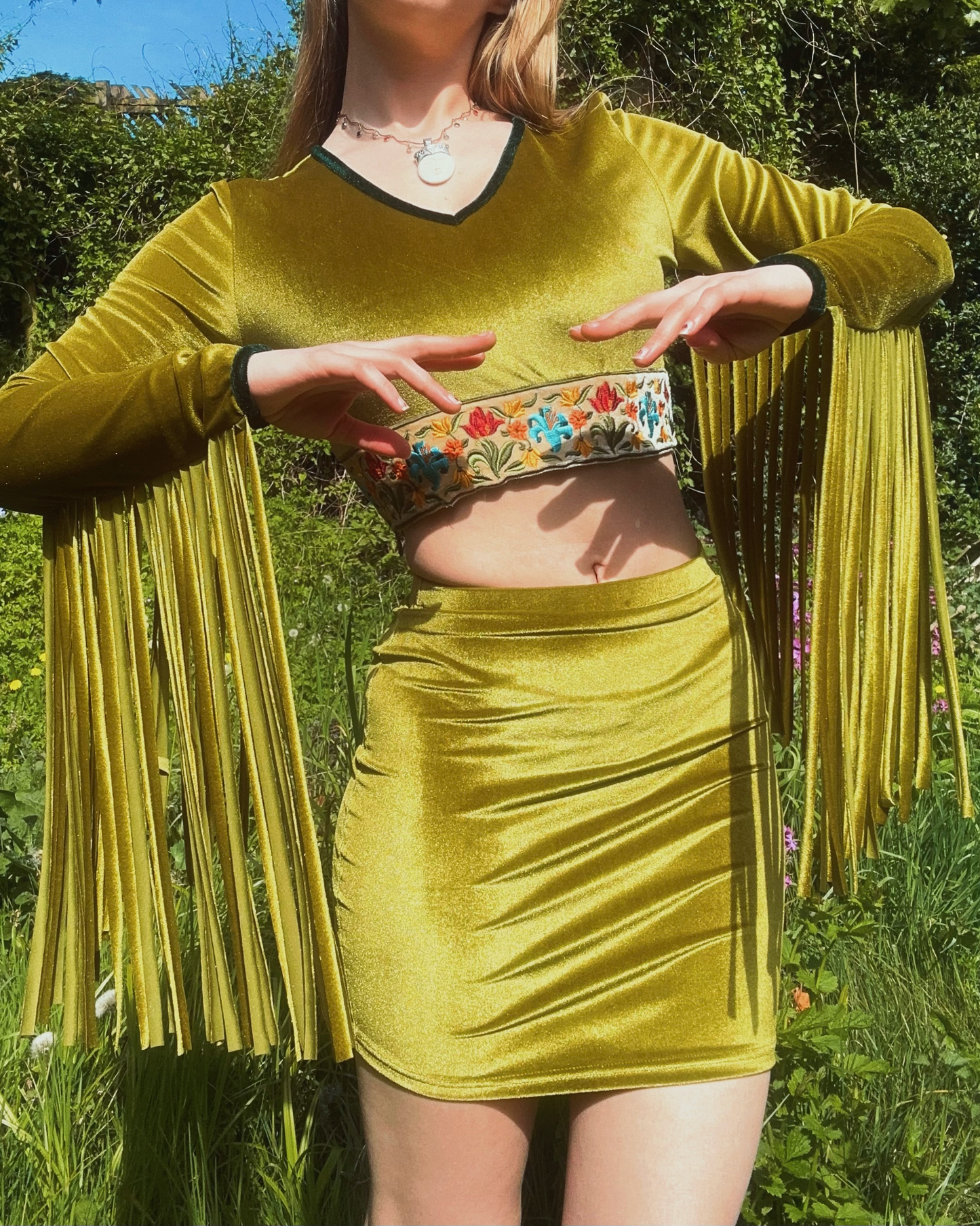 The Orchid Fringe Top in Forest Fairy