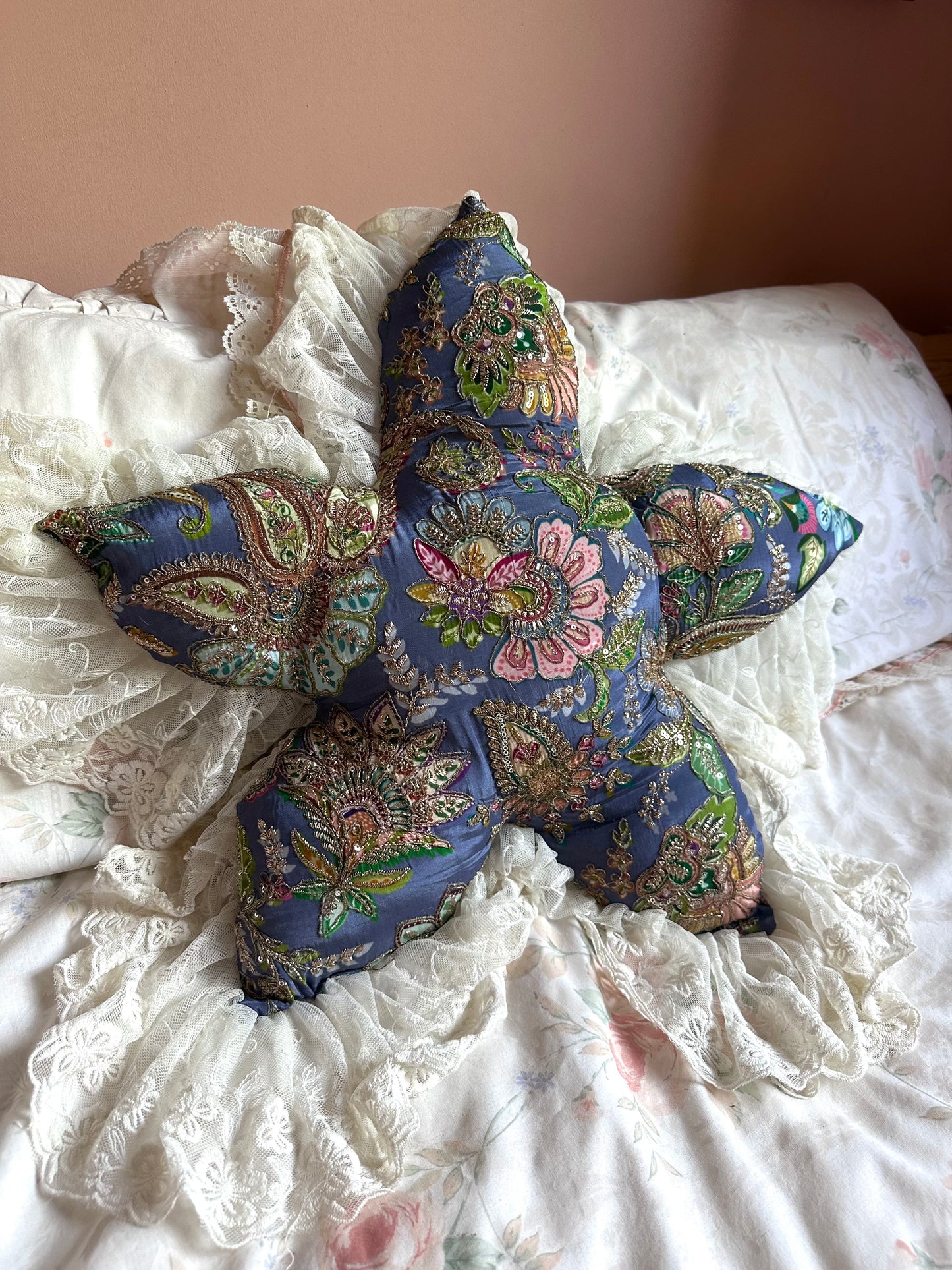 Flower Shaped Pillow in Aphrodite