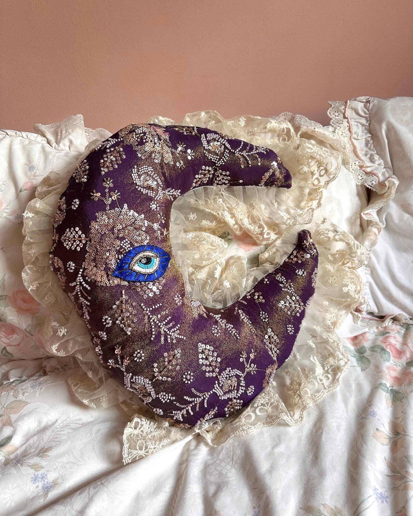 Moonface Pillow in Pegasus