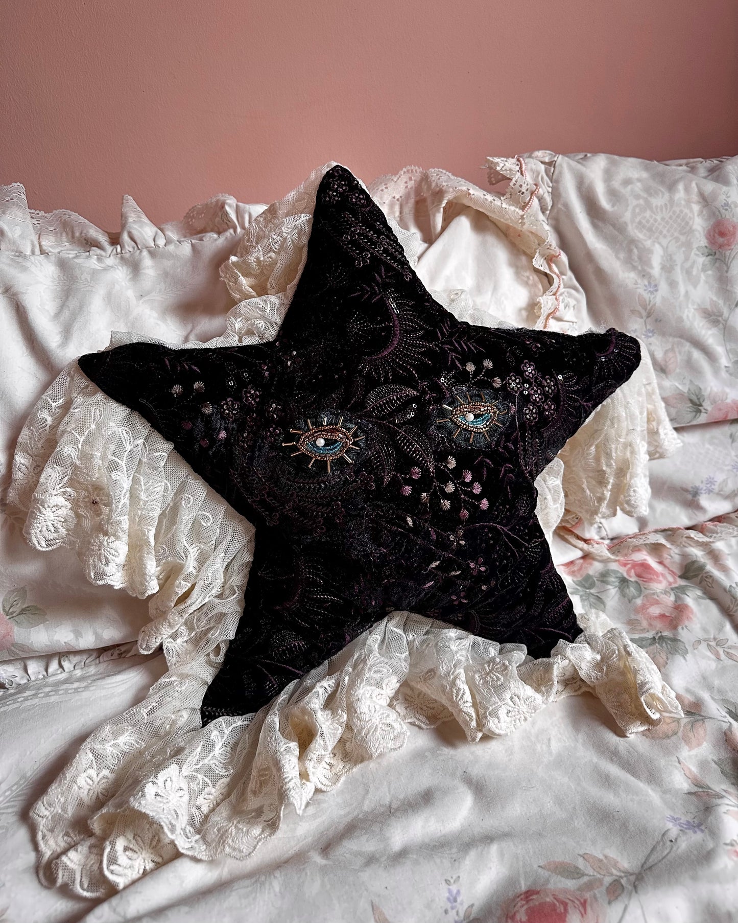 Star Face Shaped Pillow in Winnie