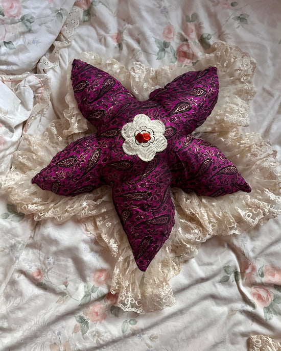 Flower Shaped Pillow in Layla