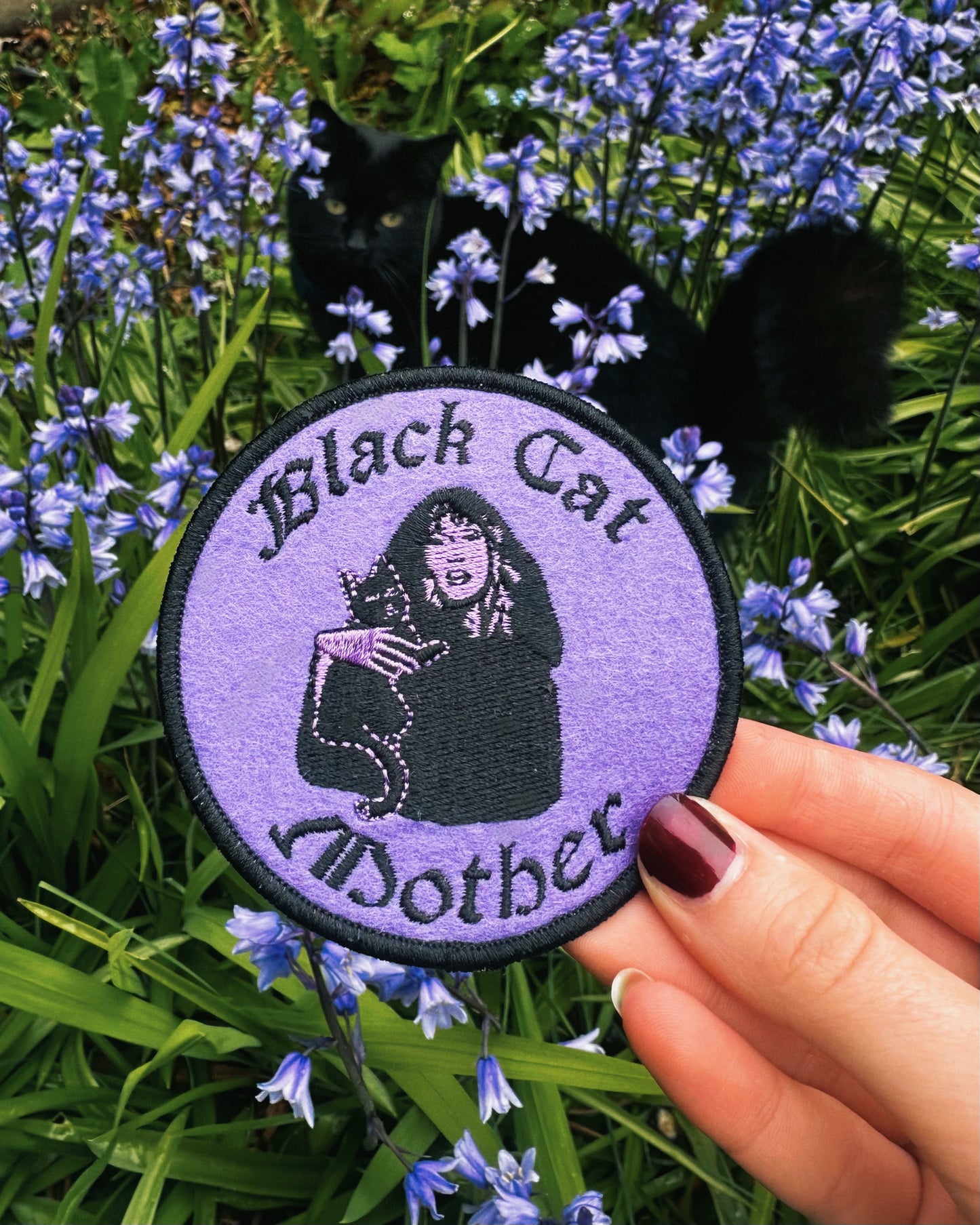 Stevie and Black Cat Patch