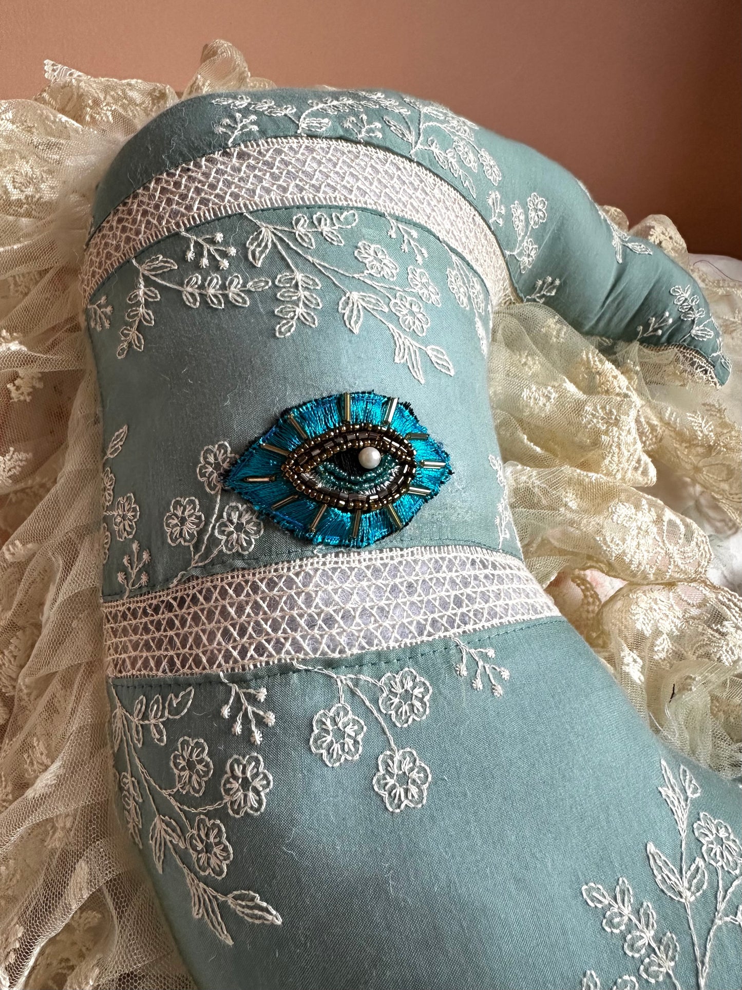 Moonface Pillow in Coquette