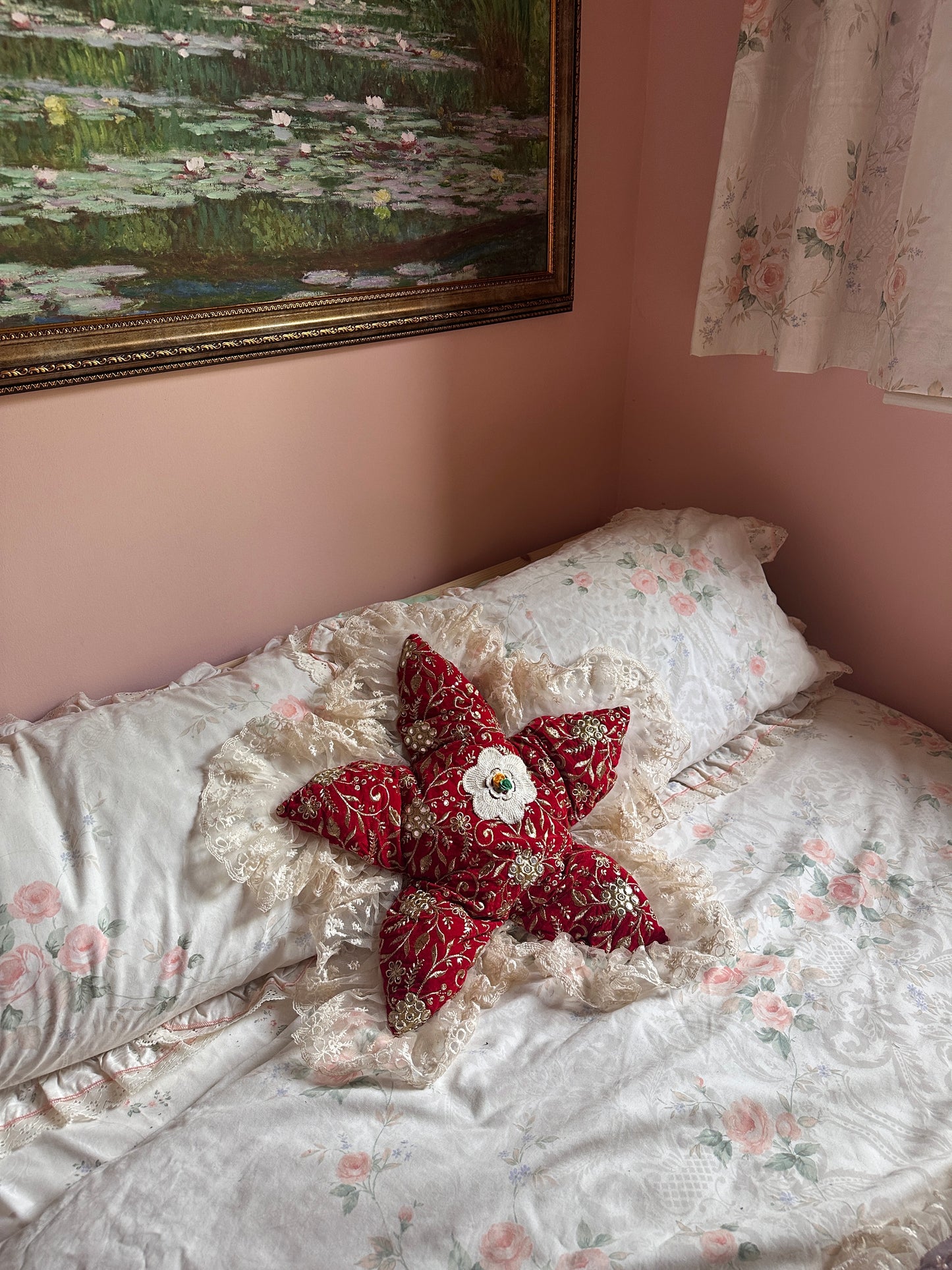 Flower Shaped Pillow in Magical Mystery Tour
