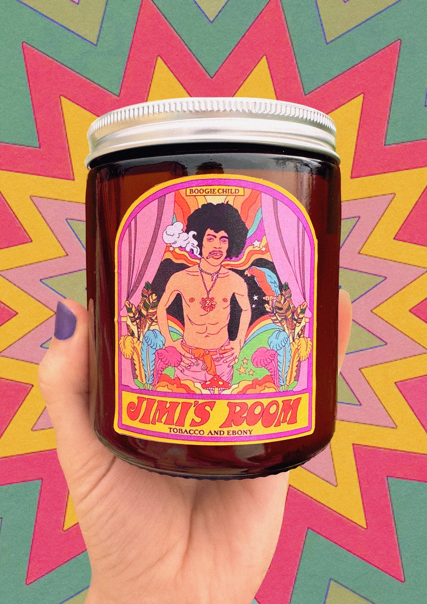 Jimi's Room Candle - Tobacco and Ebony