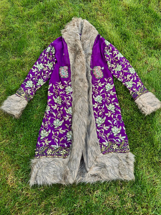 Incense and Peppermints Afghan Coat Size L - Unisex
