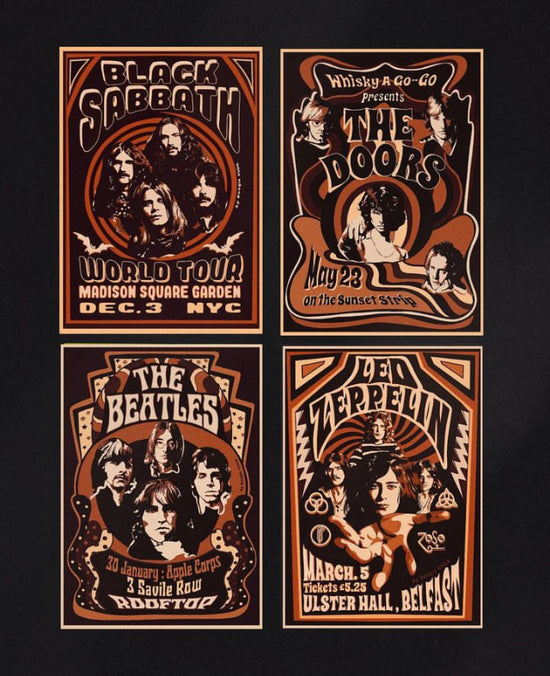 The Led Zeppelin Print, Limited Edition - Size A3 / 11.7" × 16.5"