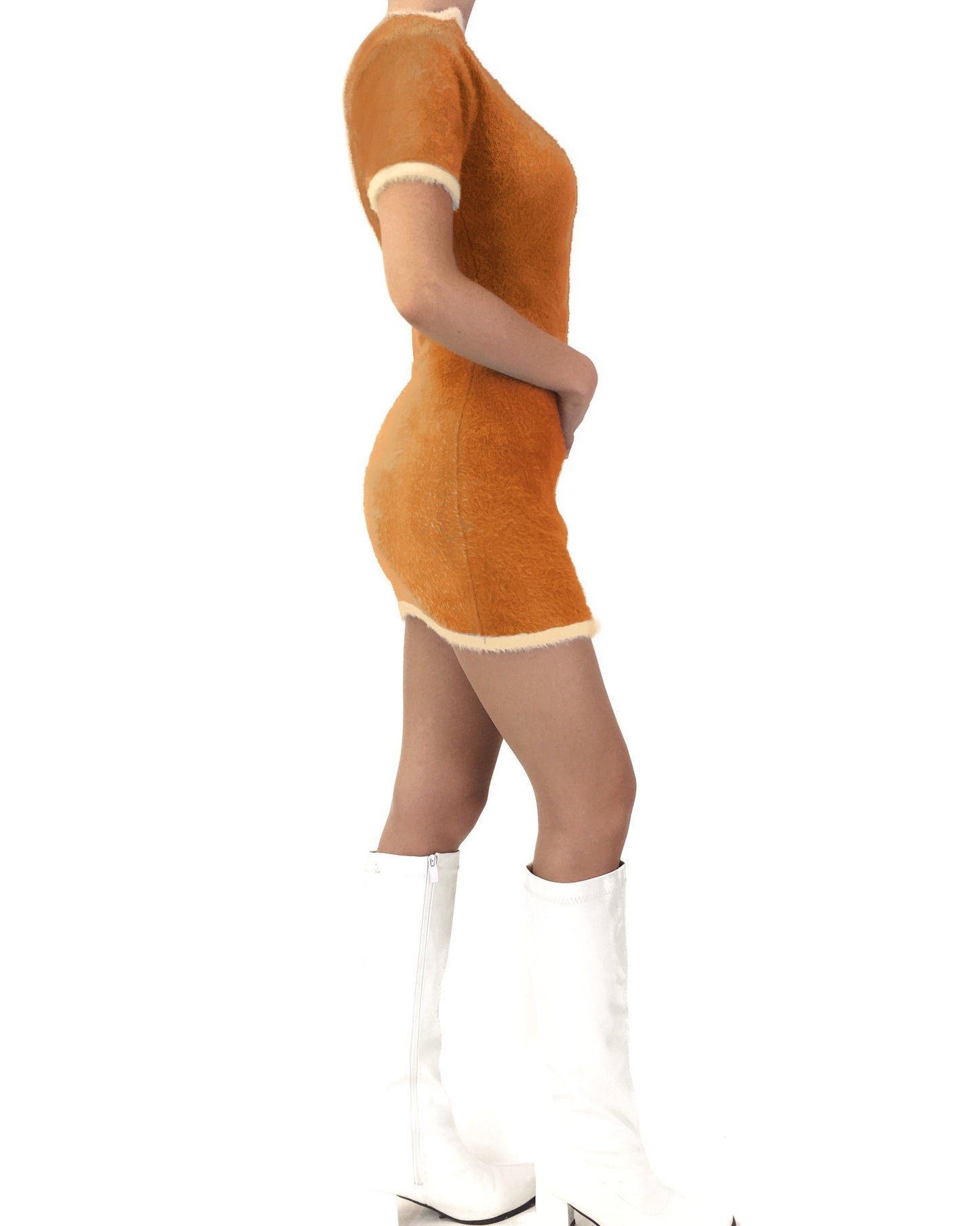 Load image into Gallery viewer, The MOD Knit Mini Dress in May Queen

