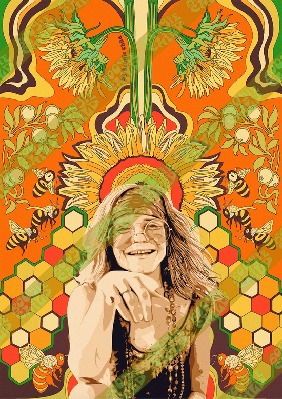The Janis Print - Size A3 / 11.7" × 16.5"