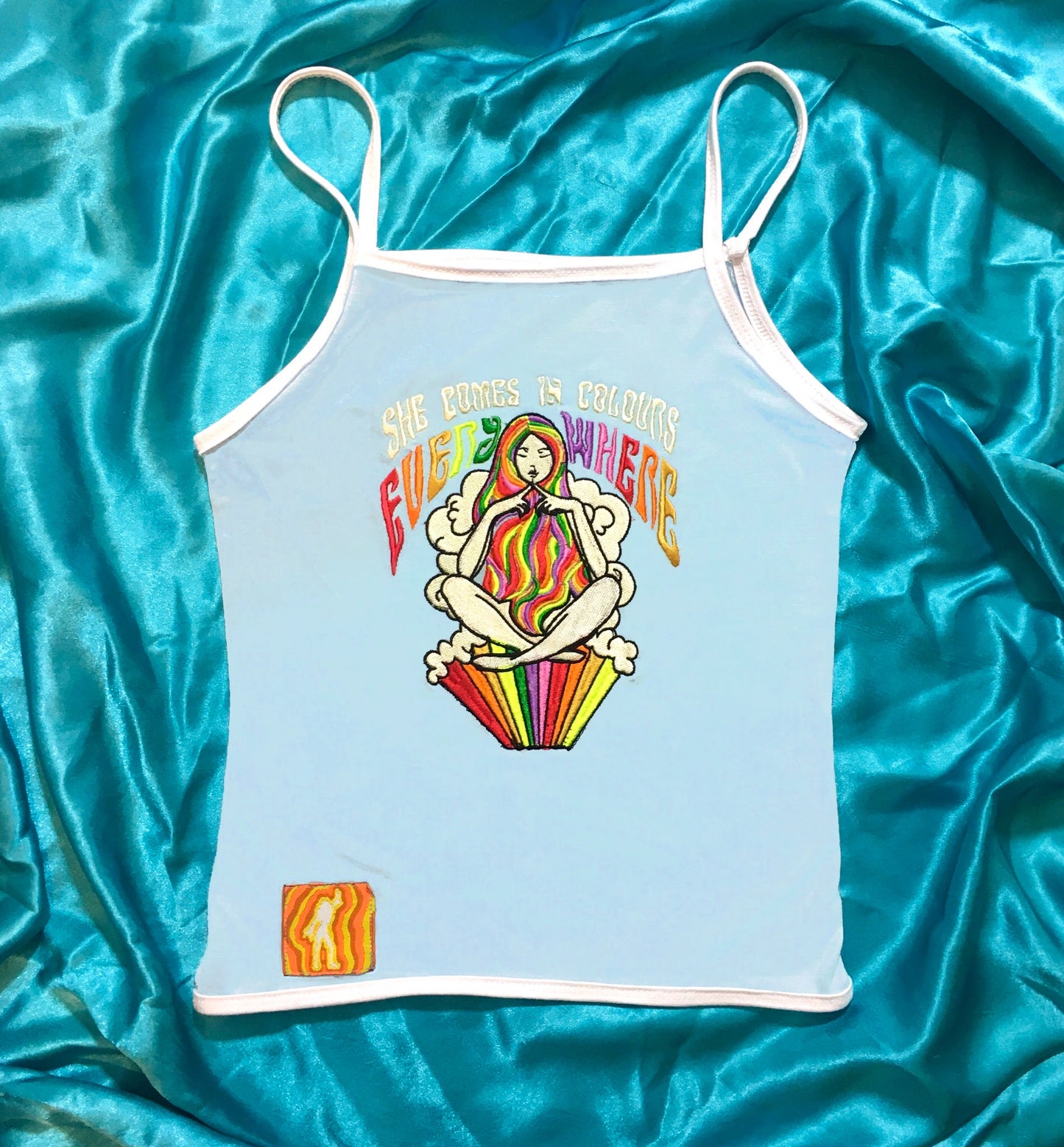 Load image into Gallery viewer, The She&amp;#39;s a Rainbow Trippy Tank
