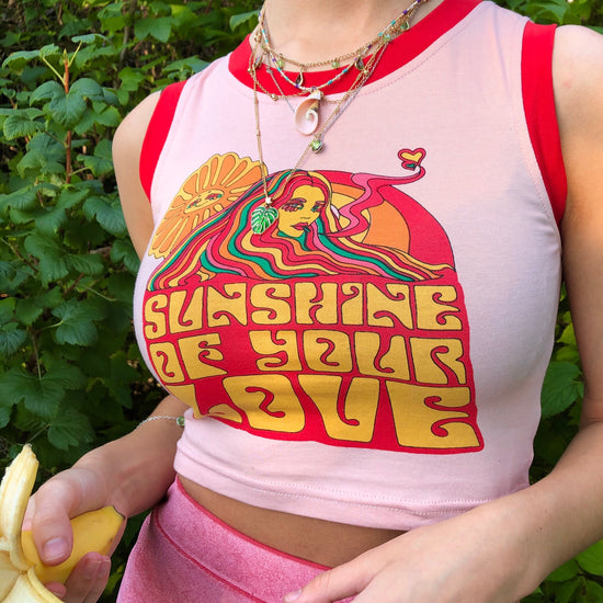 Sunshine Of Your Love Psychedelic Vest Top