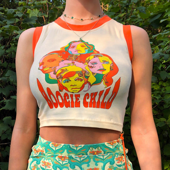 Load image into Gallery viewer, Boogie Child Psychedelic Vest Top
