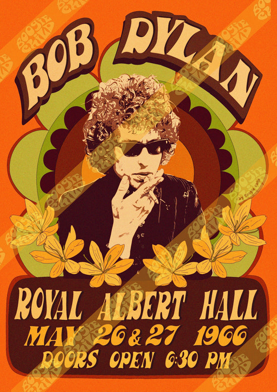 The Bob Dylan Print, Royal Albert Hall '66 - Size A3 / 11.7" × 16.5"