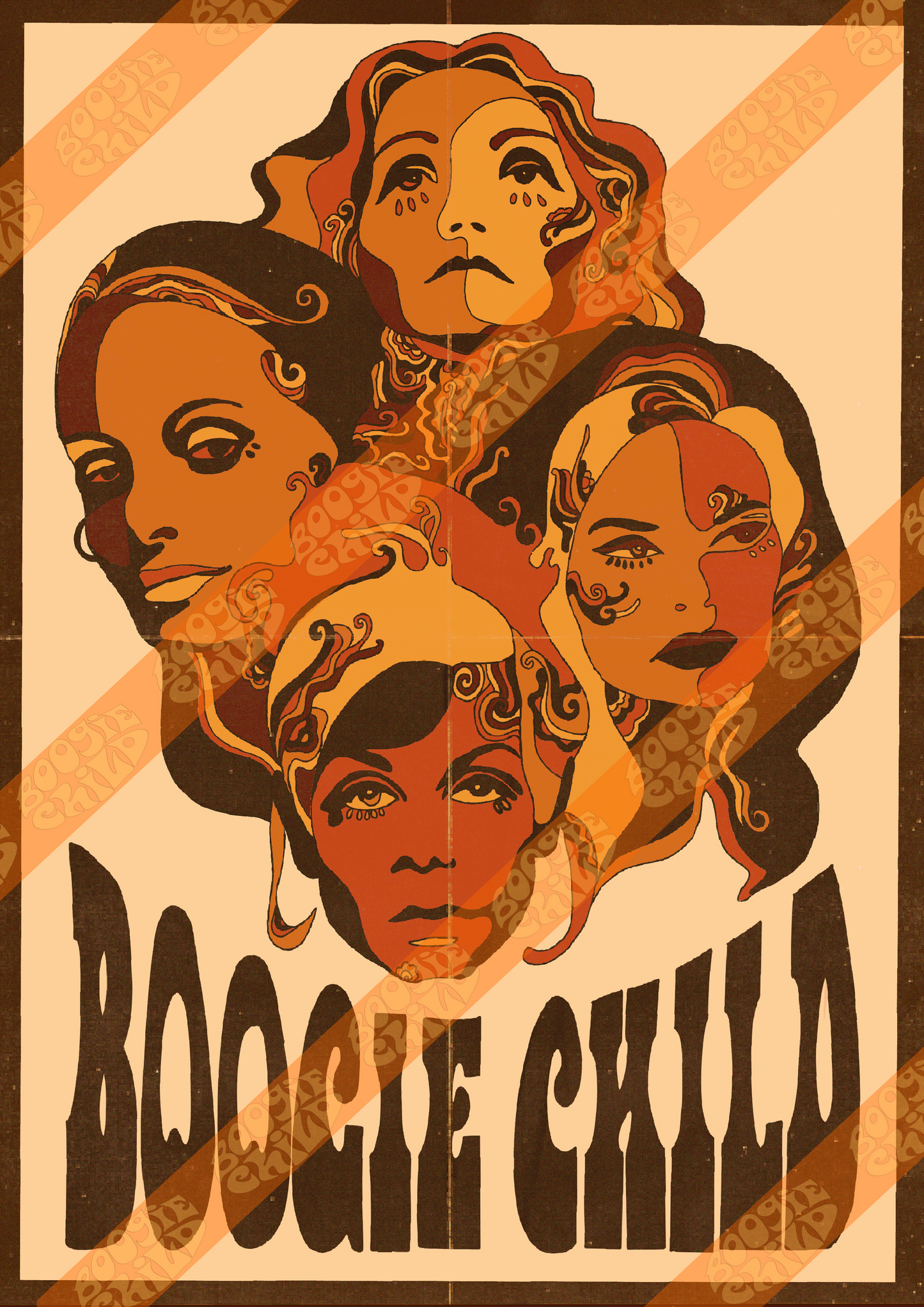 The Boogie Child Print - Size A3 / 11.7" × 16.5"