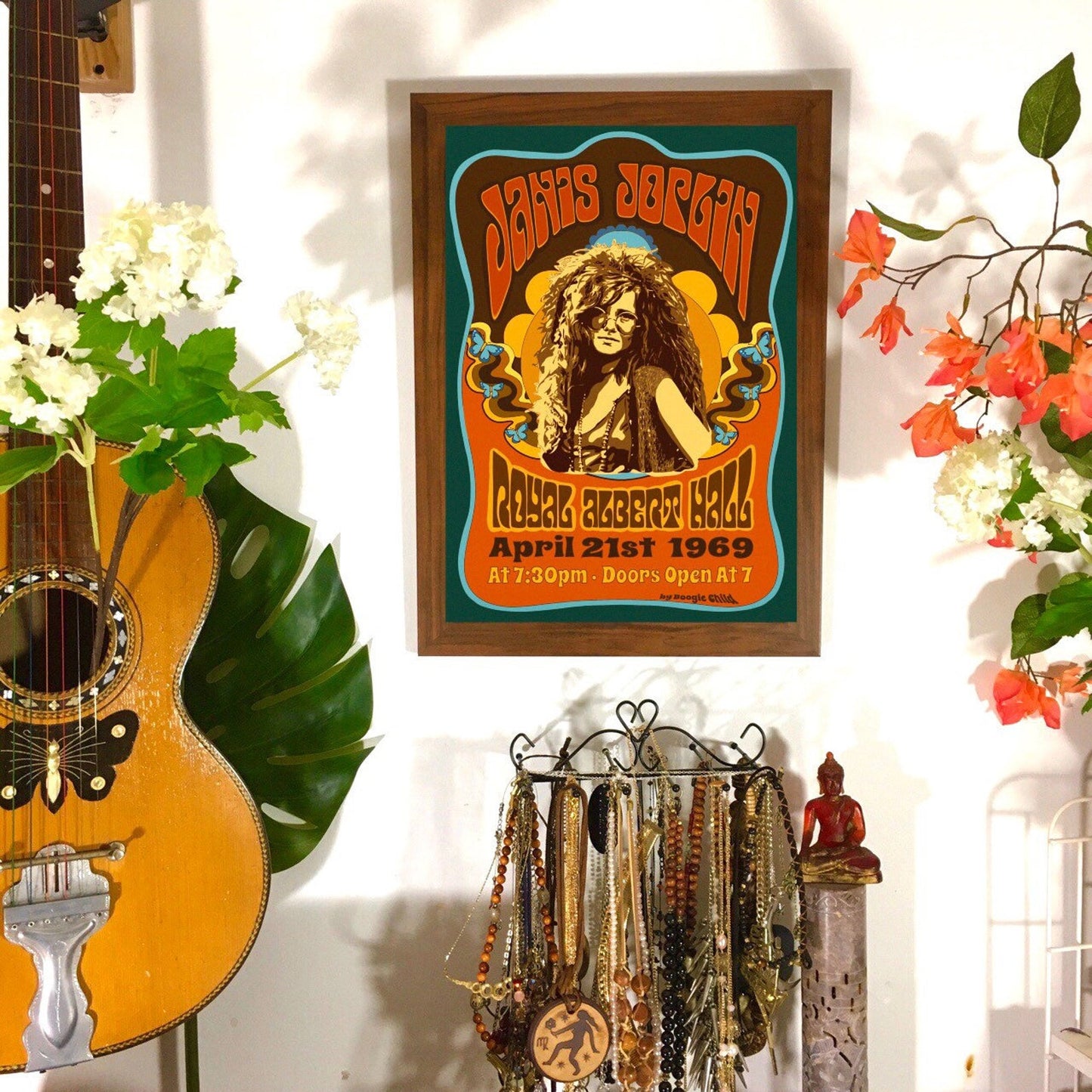 The Janis Print, Royal Albert Hall '69 - Size A3 / 11.7" × 16.5 ...