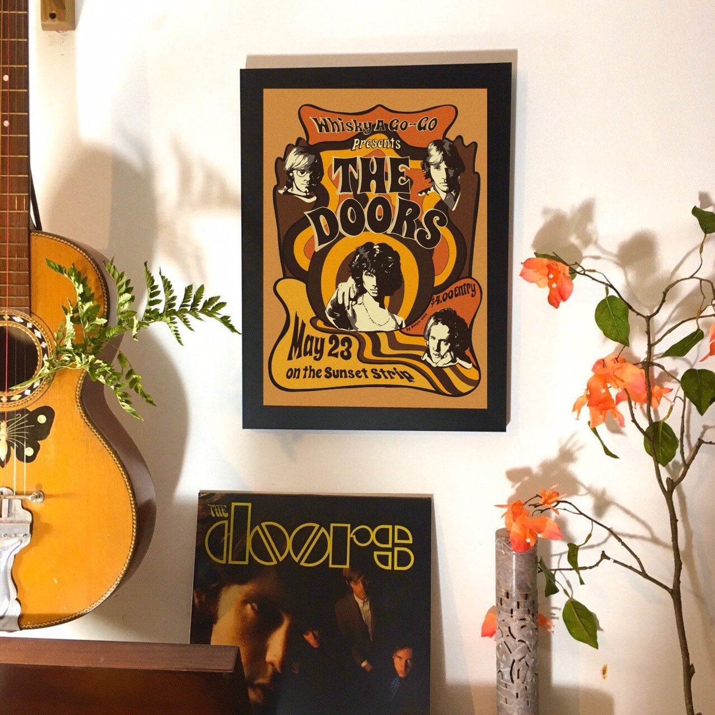 The Doors Print, Sunset Strip '66 - Size A3 / 11.7" × 16.5"