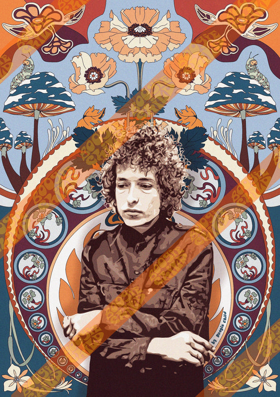 The Bob Dylan Print - Size A3 / 11.7" × 16.5"